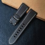 26 * 22 mm k&auml;sitsi valmistatud Itaalia pruun oliivroheline vintage ehtsast nahast kellarihm Asenda panerai jaoks 45 mm 47 mm numbrilaua rihm 26mm