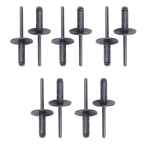 10X Pop pimedate neetide kinnitusdetailid BMW 7 700 8 Isetta M1 kaitseraua rattakaare jaoks Pritsmekaitse kaitseraua kate uksel&auml;ve katte k&uuml;lgmised seelikud 10PCS