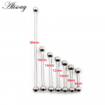 Alisouy 1tk 6mm-38mm G23 titaanist teraskuul naiste augustamine pikk t&ouml;&ouml;stuslik kangikeel, nippelr&otilde;ngas, tragus Helix k&otilde;rvaklapp #1 1.2*6*3*3mm