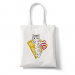 Naiste vabaaja ostukott Armas multikas kass, anime, l&otilde;uend ostukott Suure mahutavusega kokkupandav Harajuku &otilde;lakott k&auml;ekott 24*26cm