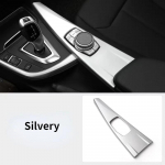 Auto interj&ouml;&ouml;ri multimeediapaneeli katte trimm BMW 3. seeria F30 F34 4. seeria F33 F36 2013 2014 2015 2016 2017 s&uuml;sinikkiust B