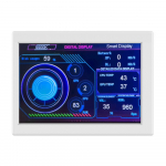 3,5-tolline IPS-ekraan Kuvar Arvutid Monitor CPU GPU-seire alamekraan ABS-korpuse tugi must