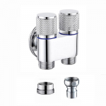 G1/2 mini-multifunktsionaalne messingist segisti, &uuml;ks kahest v&auml;ljast kahekordse juhtimisega pesumasina kraan, kolmesuunaline tualett-kolmnurk style4