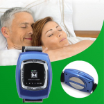 Elektriline norskamisvastane seade, norskamisvastane randmekell pluss magamisabi, aitab uinuda, norskamise peatamiseks intelligentne apnoekaitse sinine