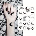 V&auml;rske poolkuu t&auml;toveering, moekas ja isikup&auml;rastatud t&auml;toveering, veekindlad t&auml;toveeringu kleebised meestele ja naistele a sheet