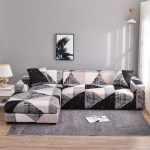 Prinditud nurgadiivanikatted elutuppa elastne spandex diivanikate, veniv kattekiht, L-kujuline diivan, vaja osta 2tk diivanikatet Small( 90-140cm)1pc