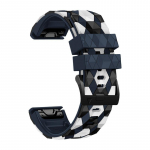 22 mm 26 mm silikoonrihm Garmin Fenix ​​7 7X 6 6X Pro 5 5X Plus Quick Fit jalgpallimustriga kellarihm Garmin Epix Enduro nutikella rihma jaoks 26mm