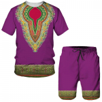 Suvine Aafrika Dashiki T-s&auml;rk meeste &uuml;likond Meeste vabaaja 3D-prindiga etnilises stiilis l&uuml;hikeste varrukatega rahvap&auml;rased spordidressid meeste r&otilde;ivad 6XL
