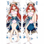 Dakimakura Genshin Impact Nilou padjakate Kallistav kehapadja padjap&uuml;&uuml;r Otaku kogu keha padjap&uuml;&uuml;r Kodu voodipesu sisustus A 40x120cm Peachskin