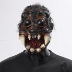 &Otilde;udus jube &auml;mblikmask Cosplay hirmus loomad &auml;mblikud suured silmad hambad lahti suu latekskiiver Halloweeni peokost&uuml;&uuml;mi rekvisiidid