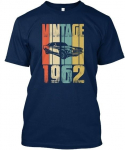 Vintage Made In 1962, 55. s&uuml;nnip&auml;ev Tshiri standardne unisex T-s&auml;rk S