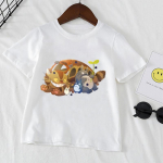 Lapsed Naljakas multikas Lasteriided T-s&auml;rk Armas Anime Suveprint Poiste T&uuml;drukute top 110cm