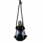 Anime Spirited Away Swinging No Face Man autodekoratiivne ripatsiga kodukaunistus