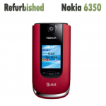 Renoveeritud Nokia originaal Nokia 6350 mobiiltelefon No charger punane