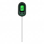 Pinnase PH tester 5 in 1 p&auml;ikesevalguse niiskuse pH temperatuur visuaalne h&auml;ire happesuse m&otilde;&otilde;tja mulla tester roheline