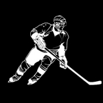 J&auml;&auml;hoki sportautode stiilis peegeldav kehaakna kleebiste kleebised valge