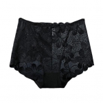 Naiste p&uuml;ksid hingavad elastsed &otilde;&otilde;nsad k&otilde;rge v&ouml;&ouml;kohaga p&uuml;ksid, seest trendikas, puuvillase pitsiga &otilde;mmeldud naiste p&uuml;ksid 2XL valge