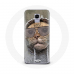 Naljaka fotokapuutsiga &uuml;mbris Samsung Galaxy A6 2018 Cat jaoks Loomad