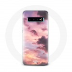 Samsung Galaxy S10 &uuml;mbrise p&auml;ikeseloojangu taust