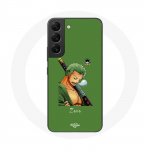 Coque pour Samsung Galaxy S21 FE One piece Manga Zoro ep&eacute;e