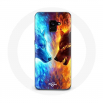 &Uuml;mbris Samsung Galaxy A8 Plus j&auml;&auml;- ja tulehundi jaoks