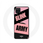 &Uuml;mbris Samsung Galaxy A12 BTS ARMY ja Blackpink Blink Pink Black jaoks