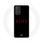 &Uuml;mbris Samsung Galaxy A52 Elite 5. hooaja punase logoga, must taust