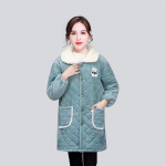 DX~~ Uus puuvillane mantel s&uuml;gis- ja talvejope soe fliis paksendatud pikad varrukad M