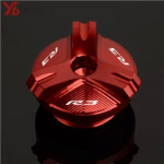Motorcycle Oil Filler Cap For YAMAHA r3 YZF-R3 YZF R3 2015- 2022 Accessories CNC Engine Oil Cup Plug Cover Screw R3 Titanium gray