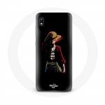 Coque - Maniacase - Galaxy A10 - One Piece Manga Anime Luffy - Souple - Noir