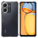 Turvapadja kukkumiskindel l&auml;bipaistev pehme korpusega telefoni kate Redmi 13C POCO C65 jaoks RedMi 13C puhas