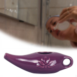 Keraamiline Neti Pot nina puhastav ninapesu niisutaja loputamiseks