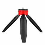 Mobiiltelefoni reaalajas kolme jalaga kronstein, mis on &uuml;hendatud teleskoopkaameraga, reguleeritava k&otilde;rgusega statiivi lauaarvuti miniklamber. must