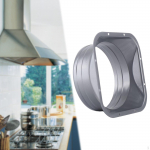 &Otilde;hukanali &uuml;hendusliitmikud Metallist sirge toru ventilatsiooniadapteri vahetamiseks Small