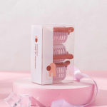 3 tk Isekleepuvad juukserullid kuumavabad juukserullid ilma kuumuseta juuksetukk vol&uuml;&uuml;miga isekleepuvad konksud ja silmused isetegemise stiilit&ouml;&ouml;riistad roosa