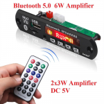 5V 12V 6W v&otilde;imendi MP3 dekoodri tahvel Juhtmevaba Bluetooth MP3-m&auml;ngija Auto FM AUX raadiomoodul Audio vabak&auml;eseade K&otilde;nede salvestamine Autotarvikud DC 5V 6W