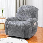 Winter Thicken Lamamistooli diivanimatt Pehmed sametist pl&uuml;&uuml;sist tugitoolikatted Libisemiskindlad Lazy Boy Lamamisdiivani katted elutuppa 1 Seat