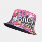 Uus Graffiti M&uuml;ts Meeste Nostalgiline Klassikaline Magnetlint Mustriga Kahepoolne Kausim&uuml;ts Naiste V&auml;listingimustes P&auml;ikesevarju M&uuml;tsi Trend 1-（56-58cm）