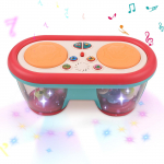 Electric Music Drum Color Change Night Light Drum Projector S&uuml;nnip&auml;eva kingitused Muusikariistad koos valge