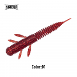 Kuningriigi kalap&uuml;&uuml;gi landid 60 mm 75 mm 1,7 g 2,7 g pehme s&ouml;&ouml;daga ujuv TPE pehme landi kalastustarbed 12 tk Swimbaits Kunsts&ouml;&ouml;dad Vooblerid Soft Worm 01-60mm-12pcs