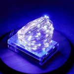 LED stringvalgusti 10M 5M 2M Haldjavalgustid Kodu 2024. aasta j&otilde;ulude pulmapeo sisekujundus 3*AA patareiga 10M 100LED