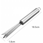 1 tk roostevabast terasest ananassi puuviljakoorija Ananas L&otilde;ikeriistad Nuga Terava teraga V-kujuline t&ouml;&ouml;riist Restorani k&ouml;&ouml;gitarvikud