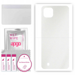 apgo Protective Skin Sticker for the back compatible with Realme C20, Wrap Film, Foil, Vinyl - Pattern Matte Transparent