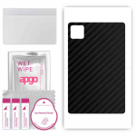 apgo Protective Skin Sticker for the back compatible with Xiaomi Pad 6 Pro, Wrap Film, Foil, Vinyl - Pattern Carbon Black