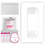 apgo Ultra Clear Protective Skin Sticker for the back compatible with Steam Deck, Wrap Film, Hydrogel Film, Flexible, Soft TPU with positioning layer