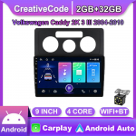 Volkswagen Caddy 2K 3 III 2004 - 2010 jaoks Carplay Android Auto Raadio GPS-navigatsioon 2din 2+32GB 2+32GB