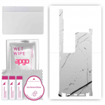 apgo Kaitsev nahakleebis tagak&uuml;ljele ja k&uuml;lgedele, mis &uuml;hildub Samsung Galaxy S21 Ultra 5G-ga, t&auml;iskile, foolium, vin&uuml;&uuml;l &ndash; mustriga valge marmor