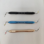 Hambajuurekanali t&auml;idise varustus k&auml;sikork gutta percha t&auml;idis niti roostevaba k&auml;sikork Big-Middle-Small sinine/kuld