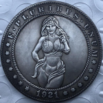 1921 USA AMEERIKA &Uuml;HENDRIIGID Beauty Hobo nikli m&auml;lestusesemed kogutavad suveniirid h&otilde;bem&uuml;ndid