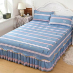 3 tk Voodipesu Sile Tepitud Voodikate Voodil Kerge Luksus Kodutekstiil Voodilina Komplekt Padjap&uuml;&uuml;ridega Queen King Suurusele Voodile 3 Pcs 120x200cm
